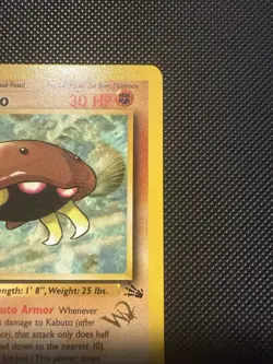 Kabuto 50/62 W Gold Stamp Wizards Promo Fossil WOTC Pokemon Card - Image 5