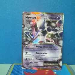 Mewtwo EX 52/108 Ultra Rare XY Evolutions Pokemon Card LP - Image 1