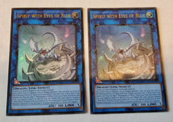 Yu-Gi-Oh Spirit with Eyes of Blue Ultra Rare 2 card lot SDWD-EN033 - Image 1