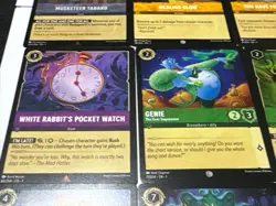 Disney Lorcana First Chapter Card Lot 12x Musketeer Tabard Foil, Facilier Hook - Image 5