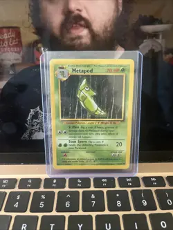 Metapod Base Set Regular Pokemon TCG Card 054/102 - Image 1