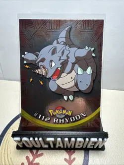 Topps Pokemon Tv Animation Rhydon Foil Card - Image 1