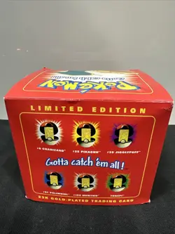 1999 Burger King Pokemon 23K Gold Plated Charizard Trading Card (BRAND NEW) - Image 5