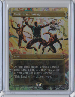 MTG Multiversal Passage Borderless Foil SPM Art Card Spider-Man Magic 0206 TCG - Image 1