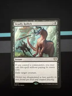 Deadly Rollick Mtg Magic The Gathering Card - Image 1