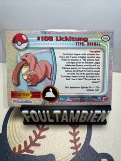 Topps Pokemon Tv Animation Licktung Foil Card - Image 2