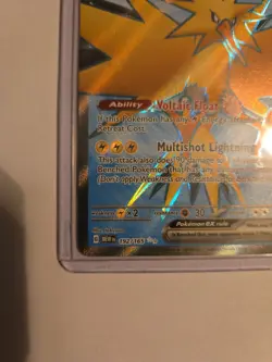 Pokemon TCG Zapdos EX Holo Full Art Ultra Rare Card 192/165 S&V 151 - Image 3