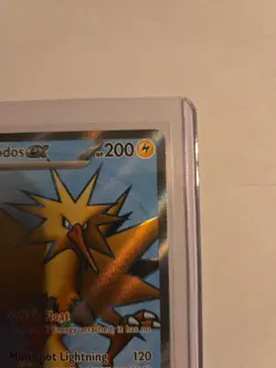 Pokemon TCG Zapdos EX Holo Full Art Ultra Rare Card 192/165 S&V 151 - Image 5