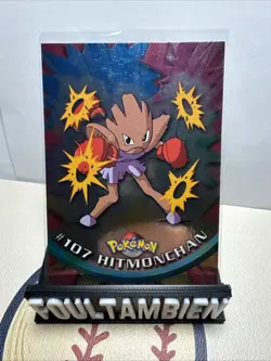 Topps Pokemon Tv Animation Hitmonchan Foil Card - Image 1