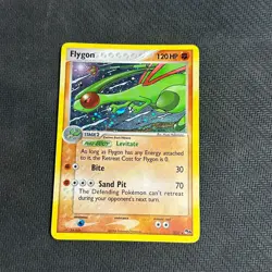 Flygon 3/17 Holo Rare Pop Series 4 Set Promo Pokemon Card 2006 Vintage MP - Image 1