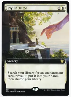 MTG Idyllic Tutor (Extended Art) Theros Beyond Death #301 Regular NM/M - Image 1