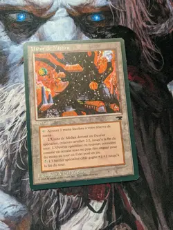 MTG 1x Chronicles Renaissance uncommon land MP Italian FBB Mishra's Factory - Image 1