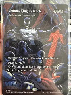 Venom, King in Black - Skithiryx, the Blight Dragon (Borderless) NM - MTG - Image 1