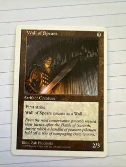 Wall of Spears MTG Core Set 5th Edition Regular - Image 1