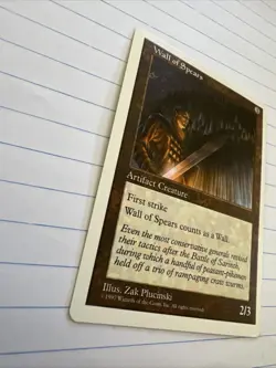 Wall of Spears MTG Core Set 5th Edition Regular - Image 2