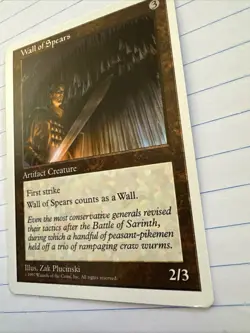 Wall of Spears MTG Core Set 5th Edition Regular - Image 5