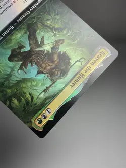 2025 MTG Spiderman Kraven The Hunter Borderless Foil Card - Image 4