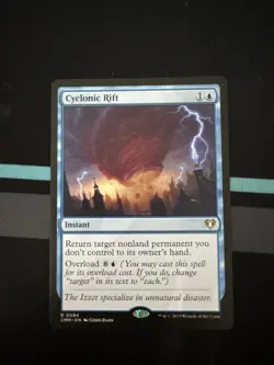Cyclonic Rift Commander Masters Mtg Magic The Gathering Card - Image 1