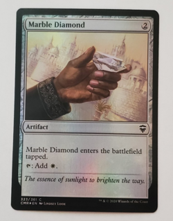 1x Marble Diamond FOIL Commander Legends MTG Magic the Gathering NM - Image 1
