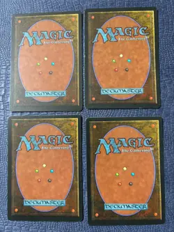 Dark Ritual X4 MTG Revised 3rd Edition Play Set LP Condition - Image 2