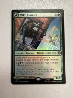 MAGIC MTG MARVEL SPIDER-MAN 0108 M FOIL MILES MORALES ULTIMATE SPIDER-MAN - Image 2