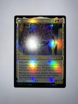 MAGIC MTG MARVEL SPIDER-MAN 0108 M FOIL MILES MORALES ULTIMATE SPIDER-MAN - Image 3