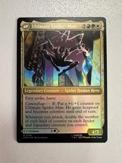 MAGIC MTG MARVEL SPIDER-MAN 0108 M FOIL MILES MORALES ULTIMATE SPIDER-MAN - Image 4