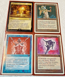 MTG - Antiquities Feldon’s Cane & Living Armor + Path of Ancestry, Remove Soul - Image 1