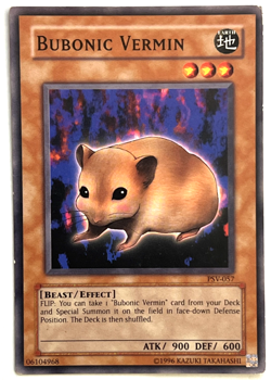 YuGiOh! - Bubonic Vermin - PSV-057 - Unlimited - Common - Image 1