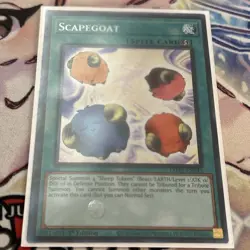 YUGIOH - SCAPEGOAT - TAMA - COLLECTOR'S RARE - NM - 1ST ED - Image 1