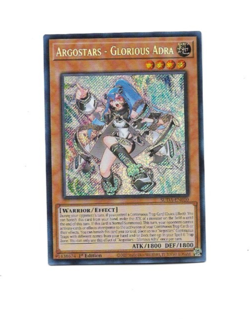 Yugioh Yu-Gi-Oh! Argostars - Glorious Adra SUDA-EN010 1st edition Secret Rare NM - Image 1
