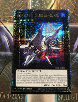 * NUMBER 101: SLIENT HONOR ARK * QUARTER CENTURY SECRET RARE RA04-EN211 YUGIOH! - Image 1