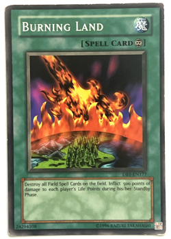 YuGiOh! - Burning Land - DB1-EN177 - Unlimited - Common - Image 1