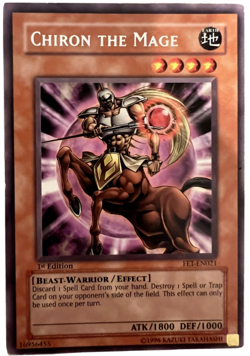 YuGiOh Chiron the Mage - FET-EN021 - 1st Edition Rare - Image 1