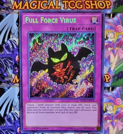 Yugioh Full Force Virus RATE-EN078 1st Edition Secret Rare NM - Image 1