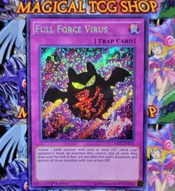 Yugioh Full Force Virus RATE-EN078 1st Edition Secret Rare NM - Image 3