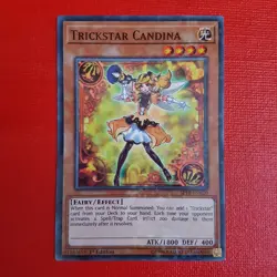 Yugioh Trickstar Candina SP18-EN020 1st Edition Starfoil Rare - Image 1