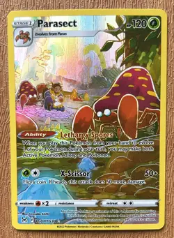 Parasect - TG01/TG30 - Pokemon Lost Origins Trainer Gallery Holo Rare Card NM - Image 1