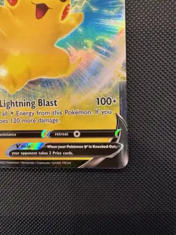 Pikachu V SWSH198 - Black Star Promo - Ultra Rare Holo Pokemon Card Near Mint - Image 4
