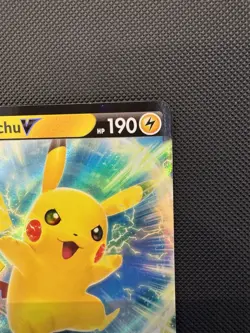 Pikachu V SWSH198 - Black Star Promo - Ultra Rare Holo Pokemon Card Near Mint - Image 5