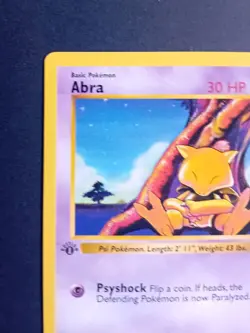 Pokemon Cards: Base Set 1st Edition Common: Abra 43/102 - Image 3
