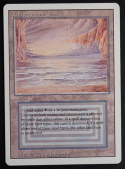 Underground Sea Magic Card Dual Land Revised MTG Reserved List - Image 3