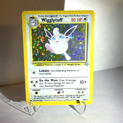 Pokemon Jungle Wigglytuff Card Unlimited 16/64 Holo Rare Preowned Ungraded - Image 2