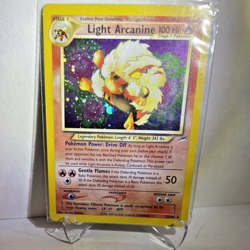 Light Arcanine 12/105 Neo Destiny 2000 Holo Rare Pokemon Card Preowned Ungraded - Image 4