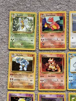 WOTC Pokemon TCG Base Set 56 Card Bundle Joblot Partial Incomplete Set no dupes - Image 2