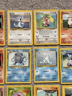 WOTC Pokemon TCG Base Set 56 Card Bundle Joblot Partial Incomplete Set no dupes - Image 3