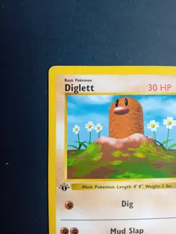 Pokemon Cards: Base Set 1st Edition Common: Diglett 47/102 - Image 3