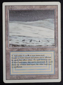 Tundra Magic Card Dual Land Revised MTG Reserved List - Image 3