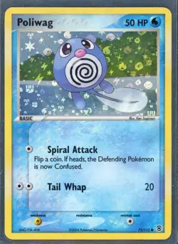 Pokemon Cards - Poliwag 75/112 - Fire Red Leaf Green - eBay Live Sun 5th 6:30pm - Image 1