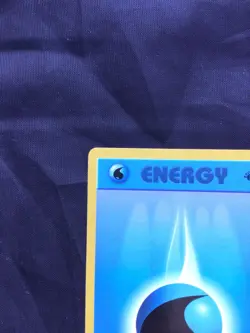 Pokemon Cards: Base Set 1st Edition Common: Water Energy 102/102 - Image 2